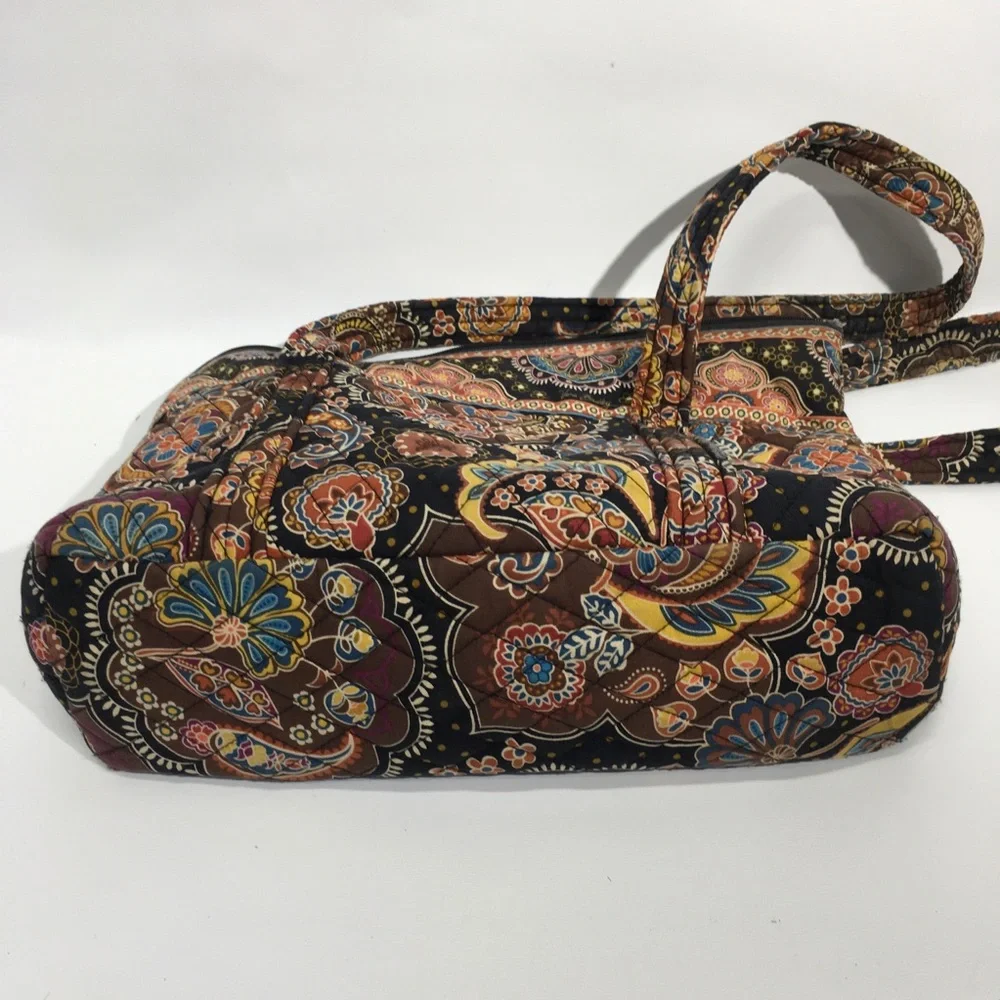 Vera Bradley Tote Maddie Kensington Brown - Picture 12 of 16